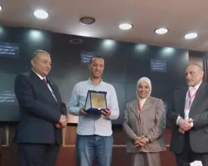 جامعة السادات تكرم الصحفي أحمد عبد السميع