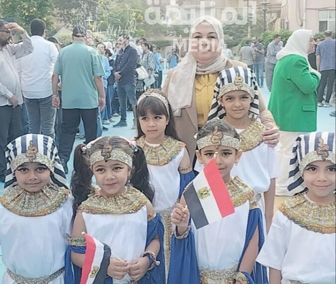 بالزى الفرعوني مدارس المنوفية تحتفل بافتتاح المتحف المصري الكبير
