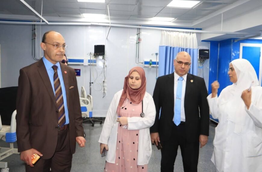 عميد طب المنوفية يتابع واقع الخدمة الطبية المقدَّمة داخل المستشفى الجامعي ويتفقد آخر أعمال التطوير والتحديثات