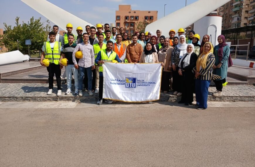 زيارة علمية ميدانية لطلاب جامعة الدلتا التكنولوجية إلى هيئة الطاقة الجديدة والمتجددة