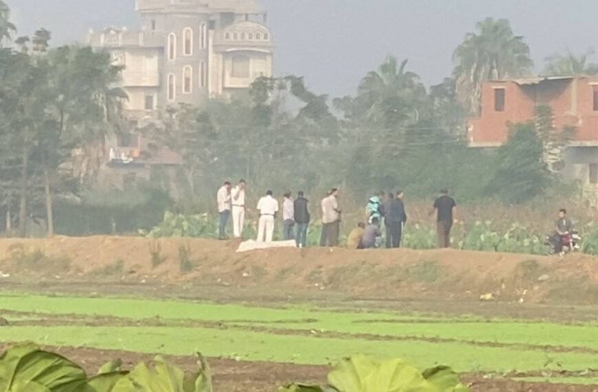 العثور علي جثمان شخص مجهول الهوية علي قضبان السكة الحديد بالباجور