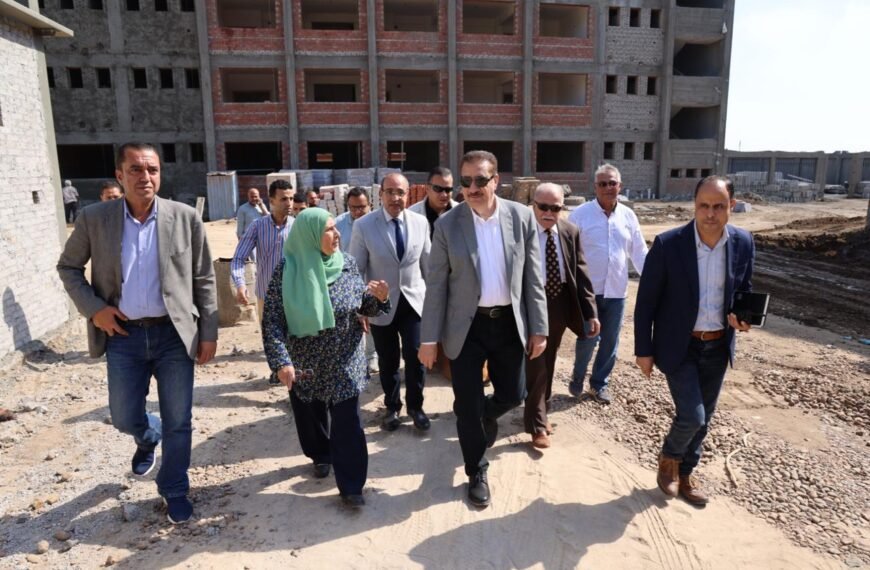 محافظ المنوفية يتفقد إنشاءات مدرسة العقيد بحري أحمد شاكر للمكفوفين باستثمارات تزيد عن 88 مليون جنيه