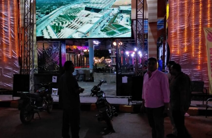 أبو حطب : تجهيز وتجميل وشاشات عرض عملاقة بميدان العبور لنقل الإحتفالية لكافة المواطنين بأشمون