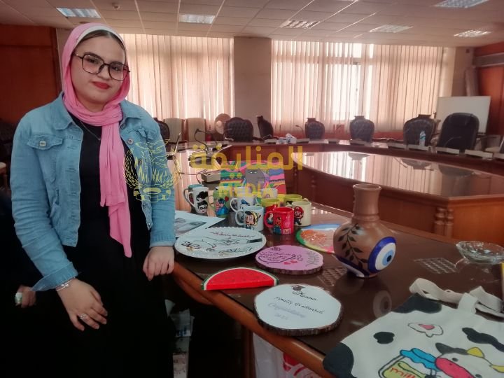 نغم الفرماوي.. موهبة فنية برزت منذ الصغر في الرسم وتألقت في المرحلة الثانوية