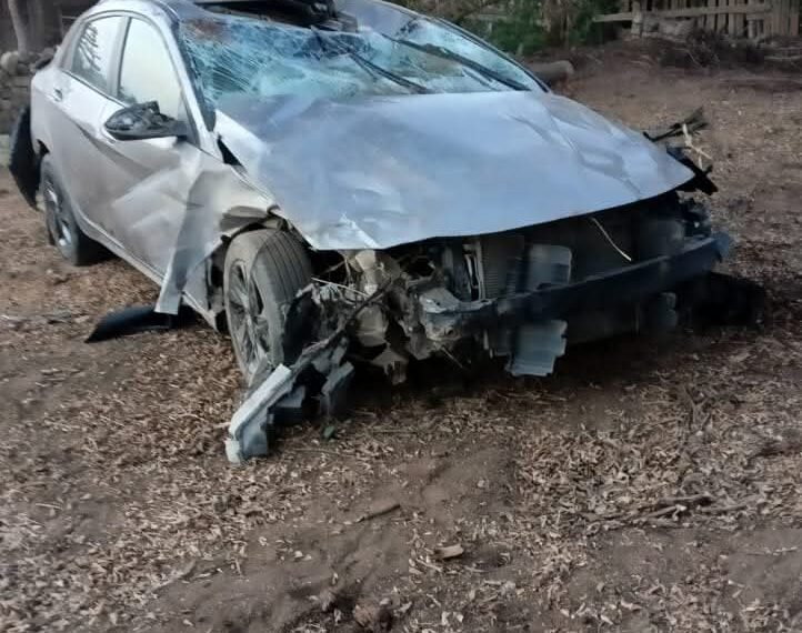 الفرح اتحول لمأتم..مصرع عروسة من المنوفية وإصابة عريسها اثر تصادم سيارة الزفاف بعمود