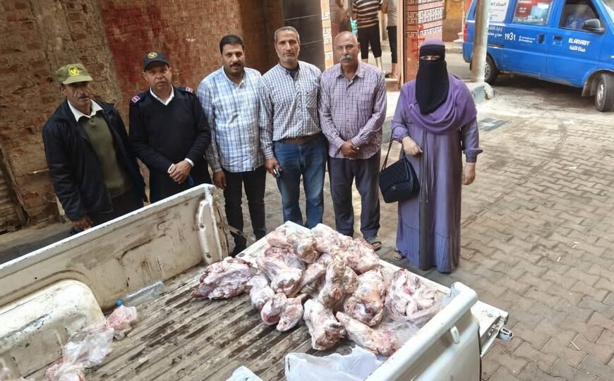خلال شهر نوفمبر … ضبط 2 طن لحوم ودواجن غير صالحة للاستهلاك الآدمي وتحرير 29 محضر مخالفات بالمنوفية