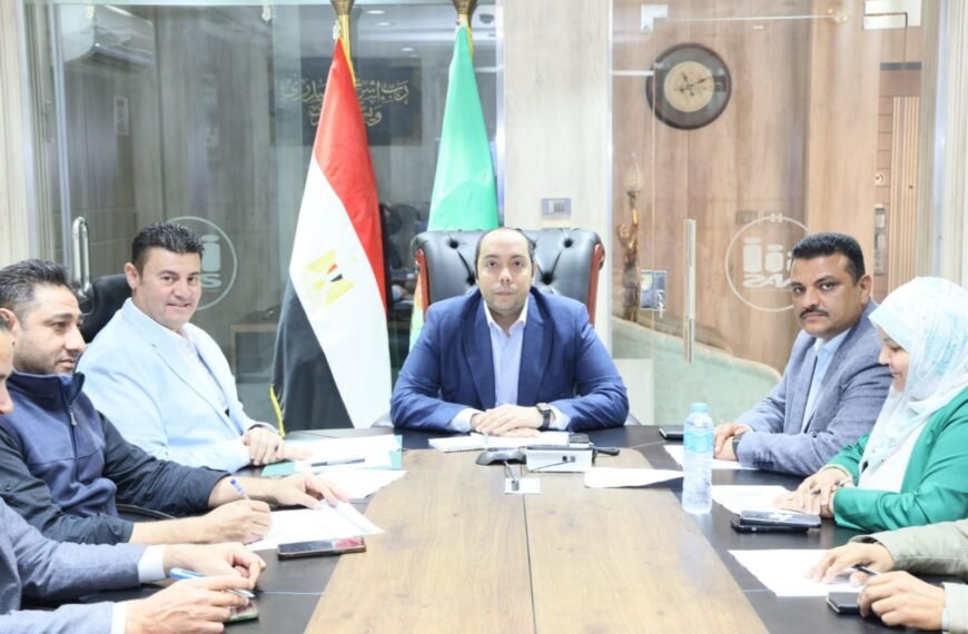 نائب محافظ المنوفية يعقد اجتماعاً تنسيقياً لمتابعة نسب إنجاز ملف تقنين أراضي أملاك الدولة