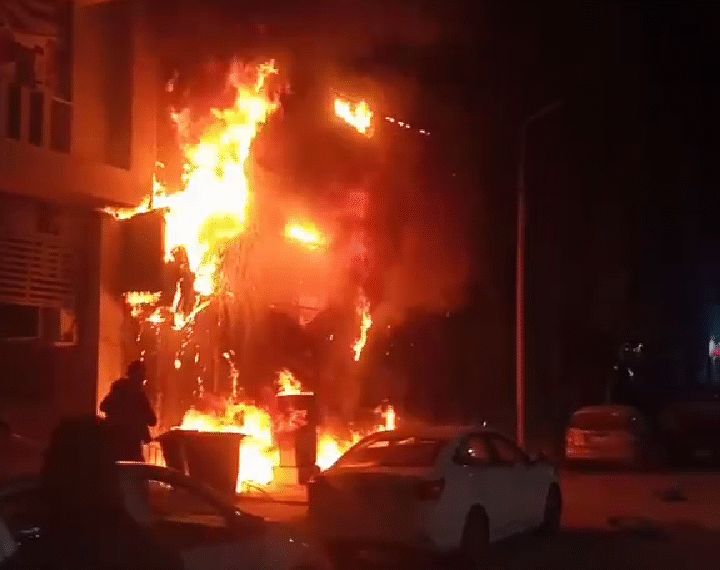 السيطرة على حريق نشب في محل بويات بالمنوفية