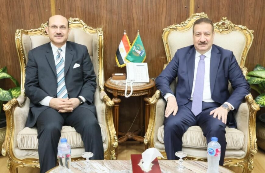 محافظ المنوفية يستقبل رئيس جامعة السادات لتعزيز التعاون المشترك وتحقيق التنمية الشاملة بشتى القطاعات