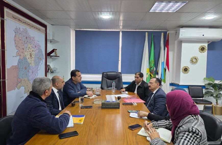 رئيس مياه المنوفية: مناقشة إجراءات إنهاء معوقات بعض المشروعات المتوقفة
