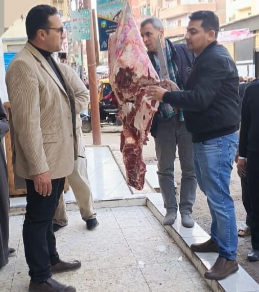 ضبط 5 طن ونصف لحوم ودواجن وأسماك غير صالحة للاستهلاك الآدمى وتحرير 42 محضر بالمنوفية