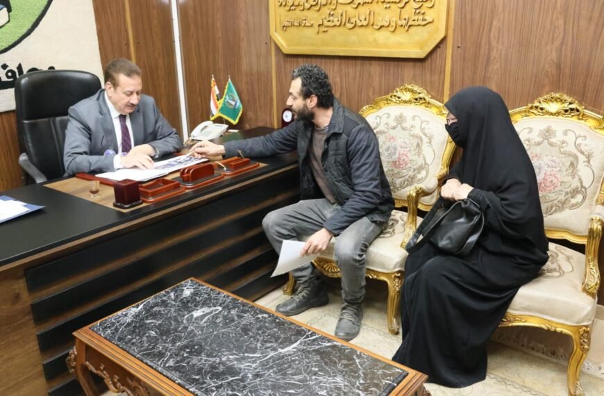 محافظ المنوفية : صرف مساعدات مالية وعينية لعدد من الحالات الإنسانية