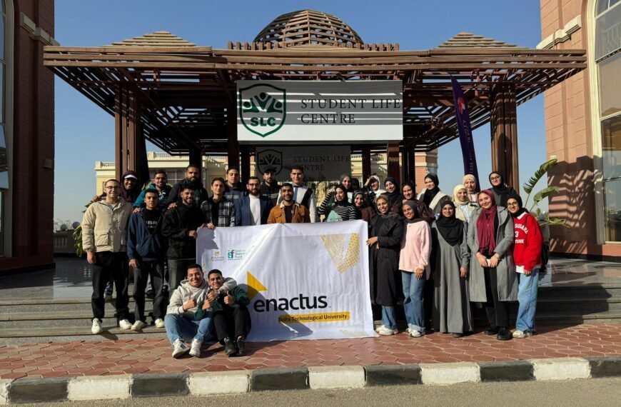 فريق Enactus DTU يشارك في معسكر تدريبي مكثف بالجامعة البريطانية ضمن برنامج General Orientation Training