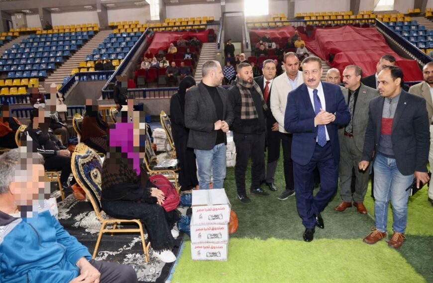 محافظ المنوفية يسلم مساعدات مالية وعينية لــ 200 حالة إنسانية من الأسر الأولى بالرعاية بقيمة مليون جنيه