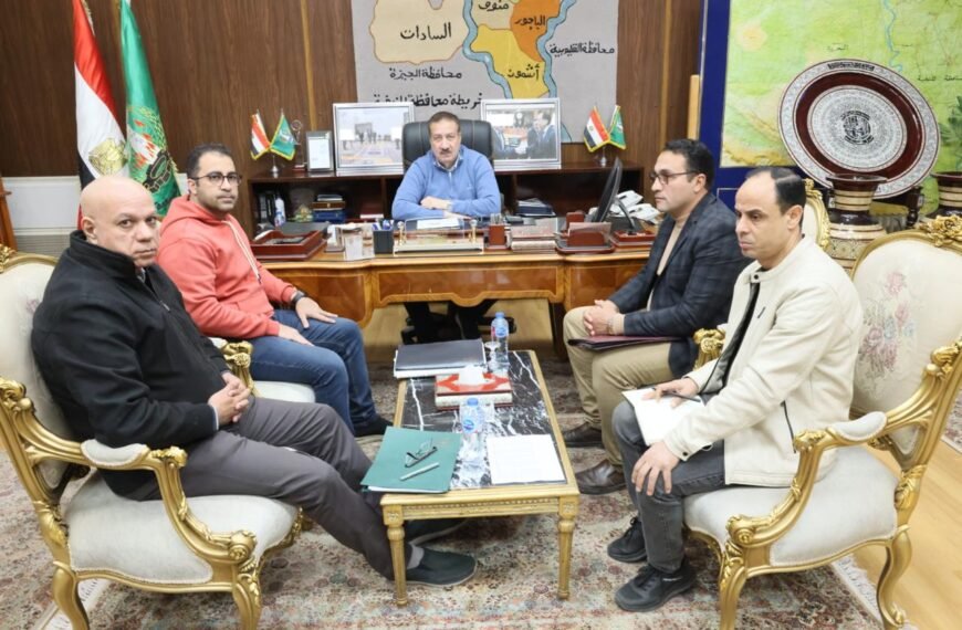 محافظ المنوفية يتابع موقف المشروعات الجاري تنفيذها بنطاق حي غرب شبين الكوم ويشدد بالمتابعة الميدانية