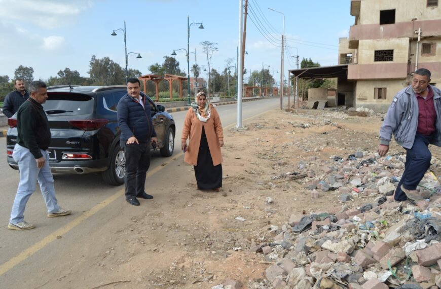 السكرتير العام المساعد يتابع الحالة العامة للنظافة والإشغالات بشبين الكوم وأحياء غرب وشرق