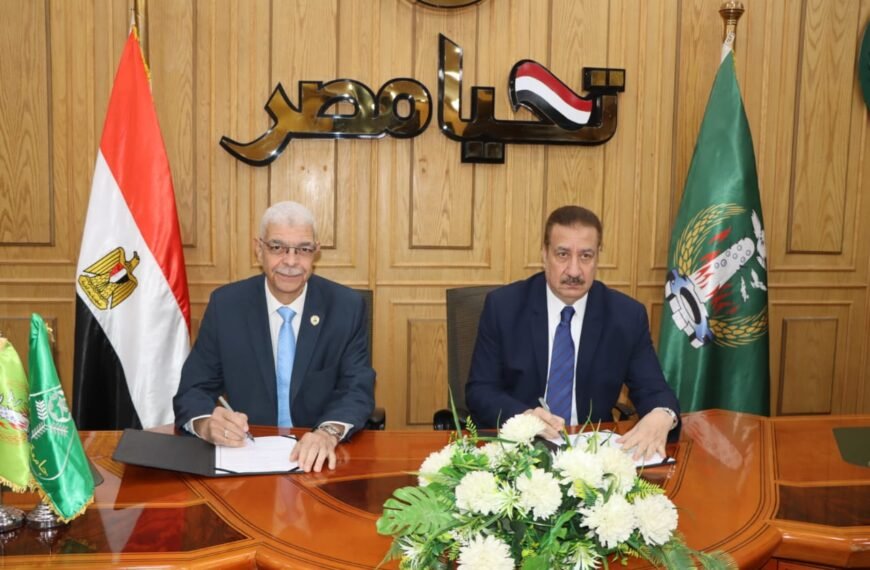 رئيس جامعة المنوفية ومحافظ المنوفية يوقعان بروتوكول تعاون للإشراف الهندسي والفني والاستشاري على مشروعات المحافظة