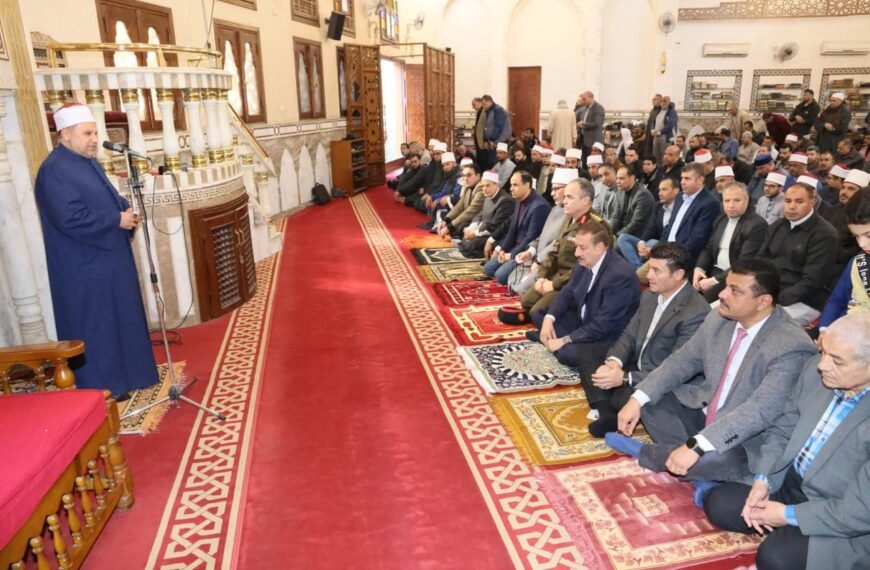 محافظ المنوفية يشهد الاحتفال السنوي بذكرى الإسراء والمعراج بمسجد الرؤوف الرحيم بشبين الكوم