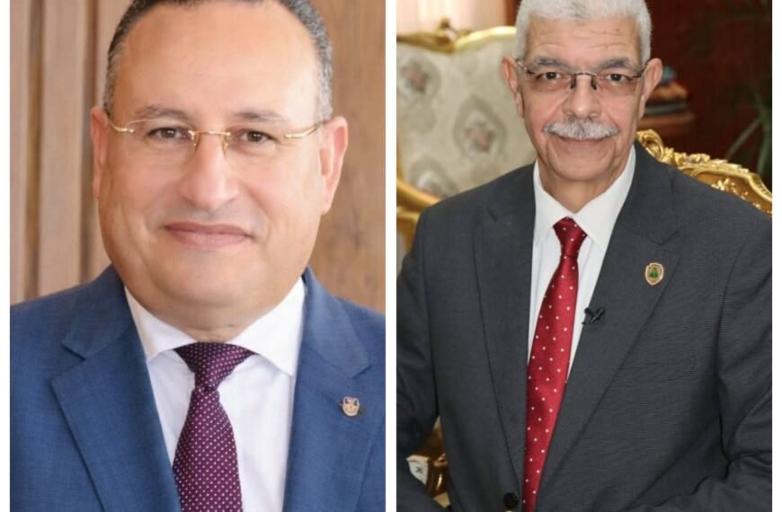رئيس جامعة المنوفية يهنئ الدكتور عبد العزيز قنصوة بتوليه وزارة التعليم العالي والبحث العلمي