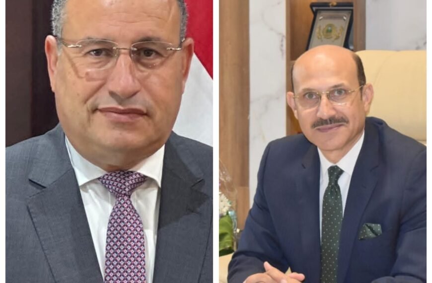 رئيس جامعة مدينة السادات يهنئ الدكتور عبد العزيز قنصوة بتوليه منصب وزير التعليم العالي والبحث العلمي