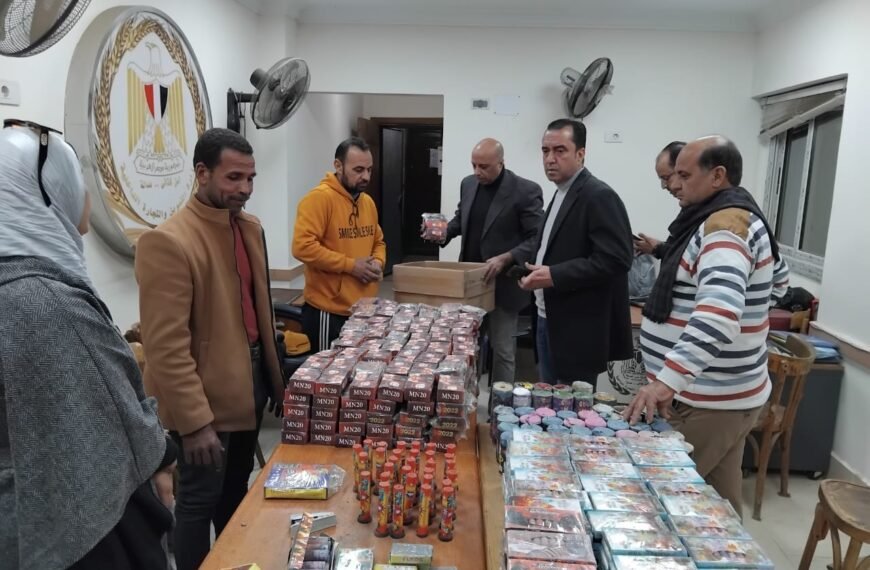 ضبط 11 ألف عبوة ألعاب نارية محظور تداولها بمنوف وتحرير&hellip;