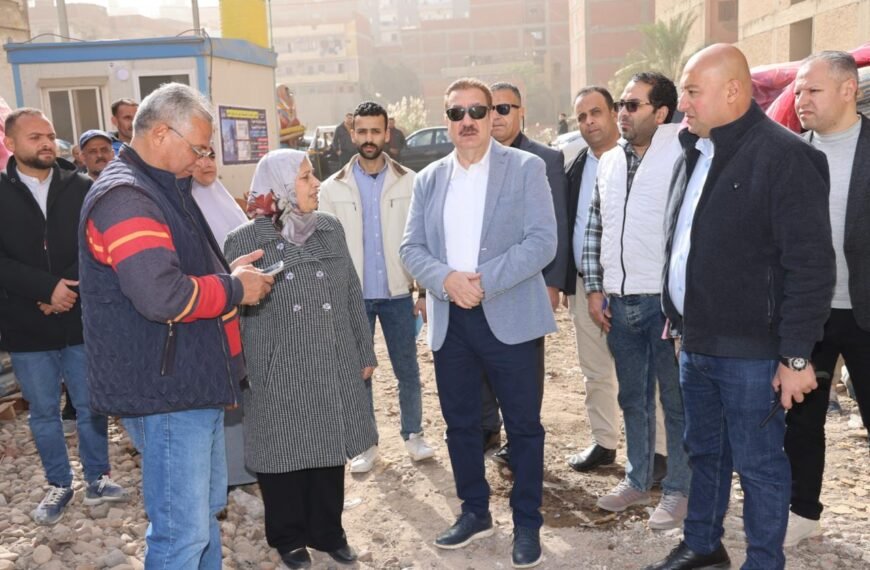 محافظ المنوفية يتفقد مدرسة مصر المتكاملة للغات الجديدة والأعمال الإنشائية لـدار المناسبات الجديدة