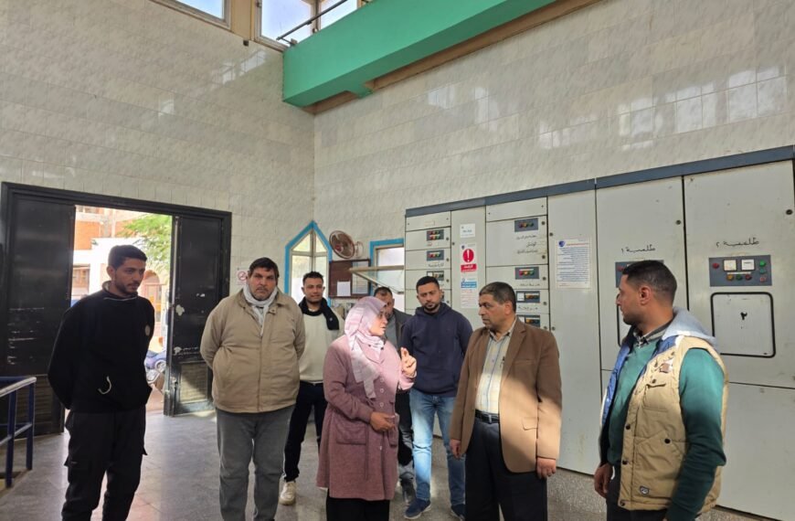 رئيس مياه المنوفية يتفقد محطات فرعي الباجور وسرس الليان