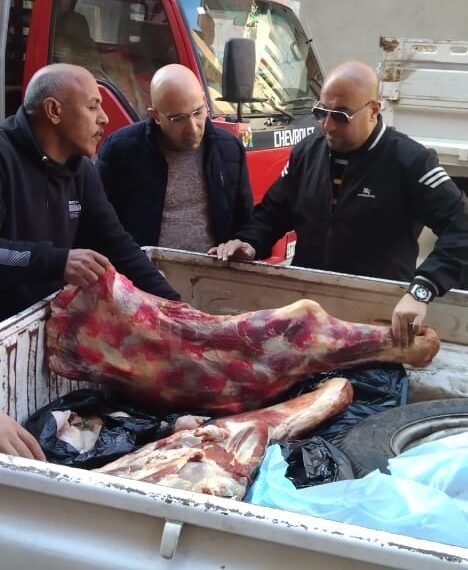 ضبط 3 طن لحوم ودواجن وأسماك غير صالحة للاستهلاك الآدمي وتحرير 27 محضر مخالفات بالمنوفية