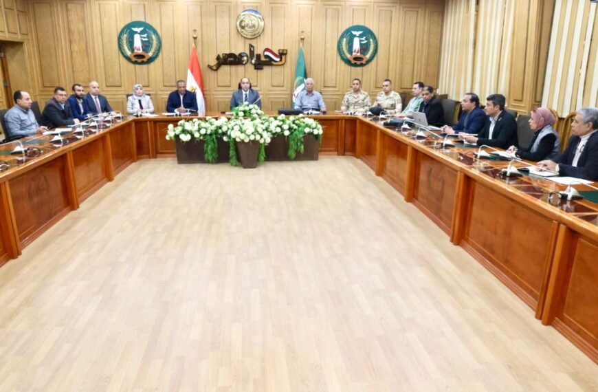 نائب محافظ المنوفية يتابع الموقف النهائي لاستلام عدد من المشروعات المتبقية
