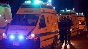 إصابة خمسة إثر انقلاب سيارة ملاكي بمدينة السادات