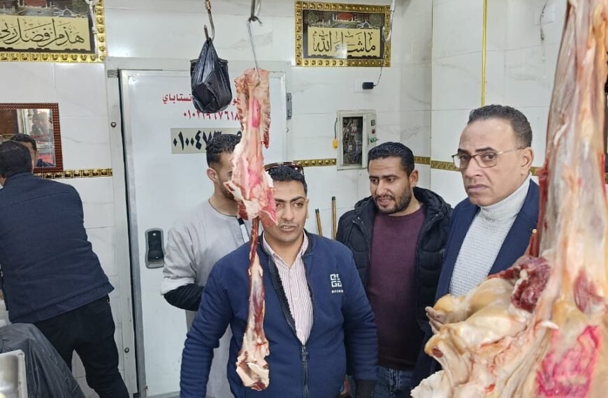 ضبط ربع طن لحوم فاسدة ومذبوحة خارج المجازر الحكومية وتحمل أختام مزورة بالشهداء