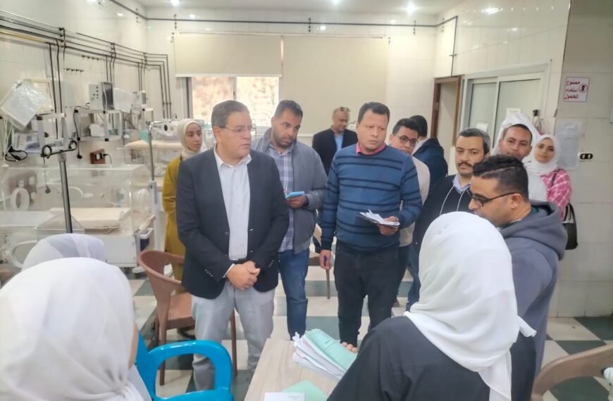 مرور مفاجئ لوكيل صحة المنوفية على مستشفى بركة السبع المركزي لضمان الجاهزية خلال عيد الفطر