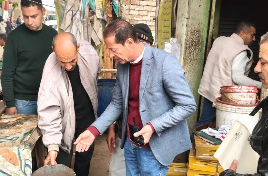 محافظ المنوفية : ضبط 420 كجم أسماك مملحة وغير صالحة للإستهلاك الآدمي و 600 كجم دقيق مدعم