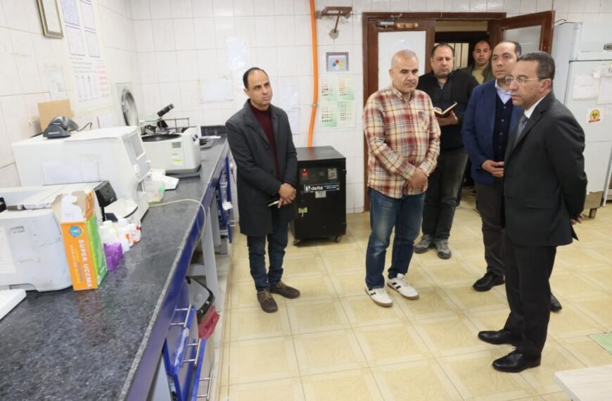 محافظ المنوفية يفاجئ مستشفي الحميات والجهاز الهضمي بشبين الكوم للاطمئنان علي جودة الخدمات المقدمة للمرضى