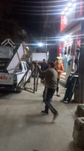 إزالات فورية لعدد من الاشغالات الثابتة والمتحركة خلال حملات مكبرة بالشهداء والباجور وحي شرق وسرس الليان لتحقيق الانضباط