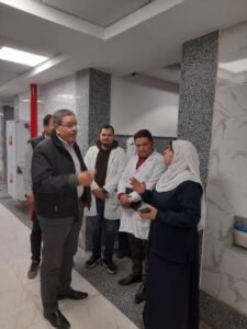 وكيل الصحة بالمنوفية خلال زيارته لمستشفيات أشمون قرارات للإصلاح وتحسين الأداء بمستشفى رمد أشمون