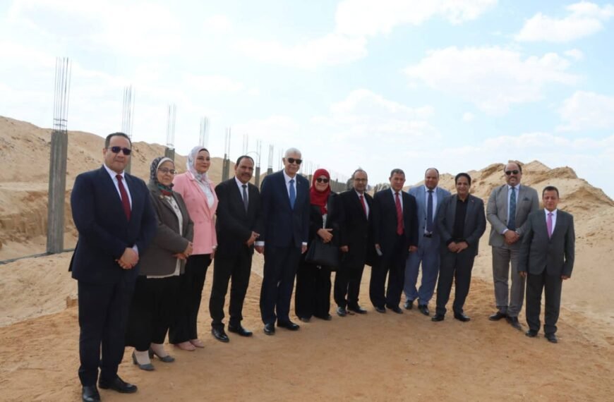 رئيس جامعة المنوفية يتابع أعمال سور أرض التوسعات بمدينة السادات ويؤكد: مشروع استراتيجي لتعزيز مستقبل التعليم