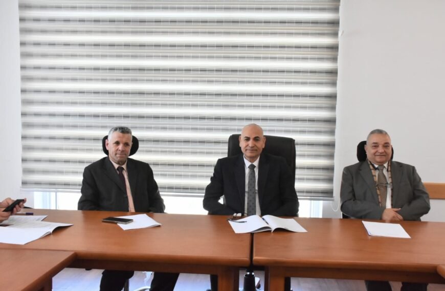 رئيس جامعة مدينة السادات يترأس اجتماع لجنة المختبرات والأجهزة العلمية لمتابعة تنفيذ مشروعات الجامعة