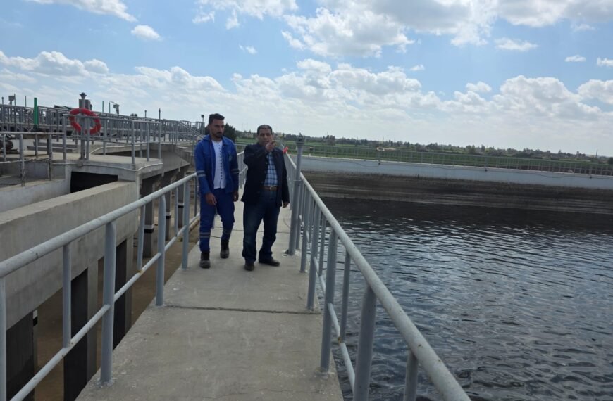 رئيس مياه المنوفية يتابع المحطات بنطاق المحافظة أثناء إجازة عيد الفطر المبارك