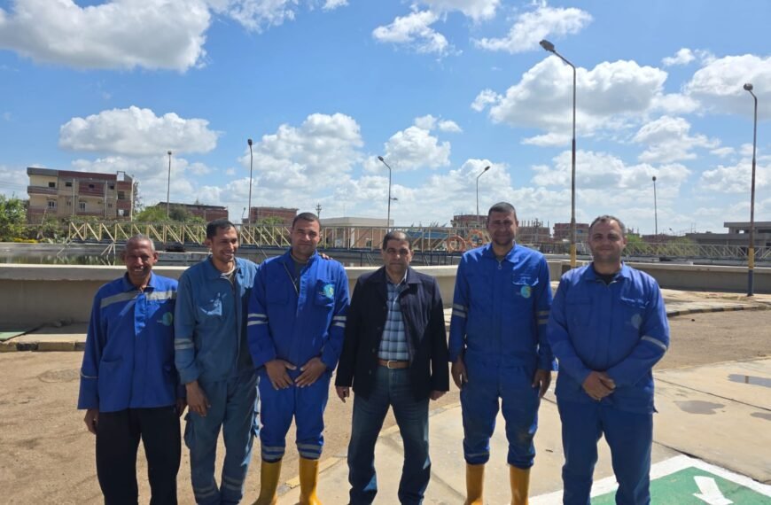 رئيس مياه المنوفية يتابع محطات فرعي أشمون والباجور بإجازة عيد…