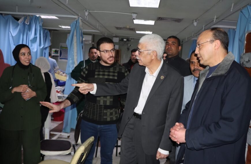 رئيس جامعة المنوفية يُجري جولة ليلية على المستشفيات الجامعية لمتابعة جاهزيتها لمواجهة الطوارئ وسوء الأحوال الجوية