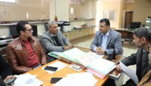 السكرتير العام المساعد يتابع انتظام سير العمل بالمراكز التكنولوجية بشبين الكوم ونسب الإنجاز بملفات التصالح