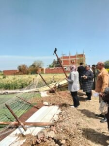 جهود الوحدات المحلية بقويسنا والسادات وتلا في تنفيذ الازالات الفورية لحالات التعدي على الاراضي الزراعية