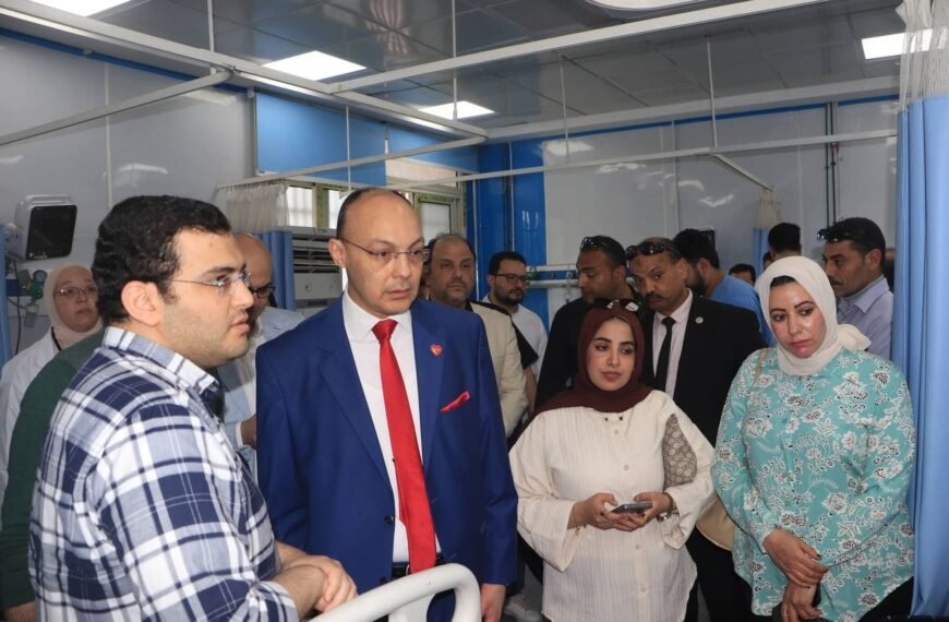 رئيس مجلس إدارة مستشفيات جامعة المنوفية يتابع حالة طلاب كلية&hellip;