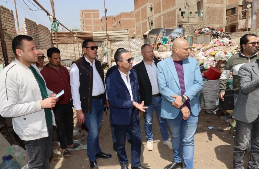 محافظ المنوفية يوجه بحصر مخازن فرز القمامة والخردة واتخاذ إجراءات قانونية ضد المخالفين
