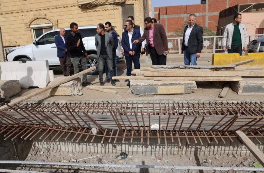 محافظ المنوفية يتفقد تطوير ورفع كفاءة كوبري الباجور العلوي ويشدد بتسريع وتيرة العمل