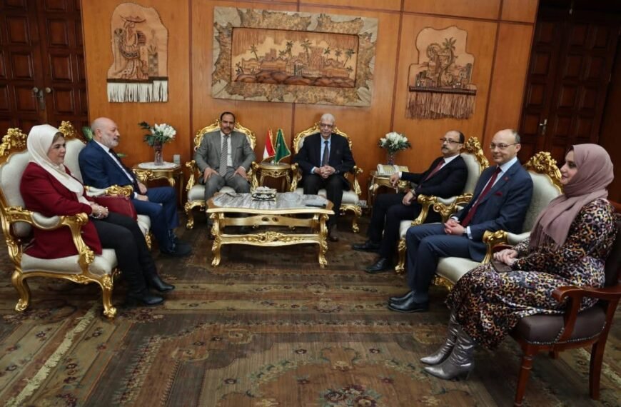 رئيس جامعة المنوفية يستقبل ضيوف مؤتمر Ripple 2026 ويؤكد: دعم مرضى السرطان مسؤولية مجتمعية مشتركة