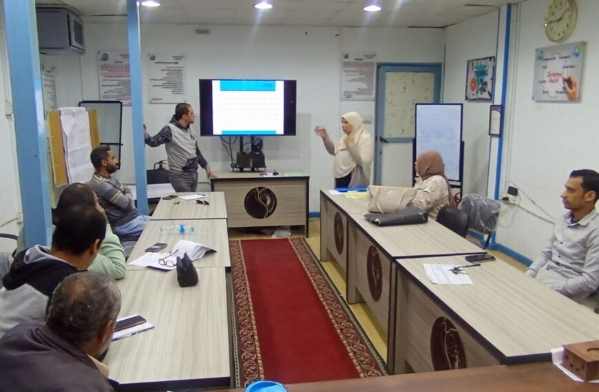 برنامج تدريبي لتنمية المهارات وتطوير الذات للعمالة الحرفية بمياه المنوفية