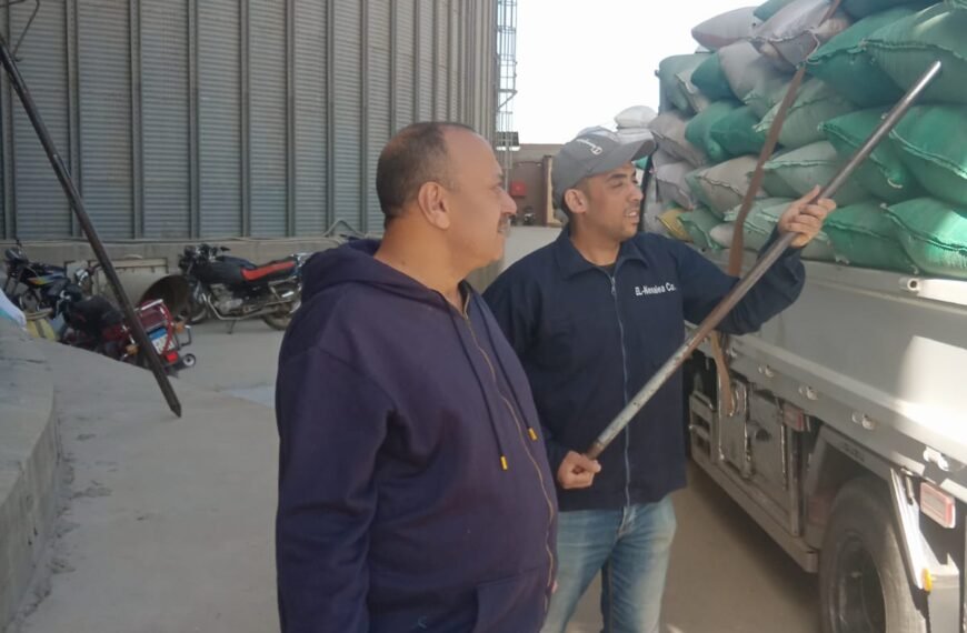 محافظ المنوفية : توريد 9 ألاف طن منذ بدء الموسم وحتى الآن