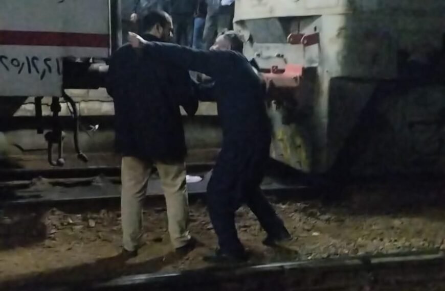 تعطل قطار 560 طنطا منوف قبل دخوله محطة تلا بالمنوفية وتدخل سريع من القيادات التنفيذية والدفع بونش